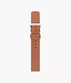 16mm Standard Leather Watch Strap, Medium Brown