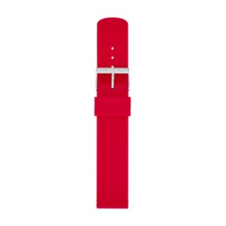 20mm Standard Silicone Watch Strap, Red