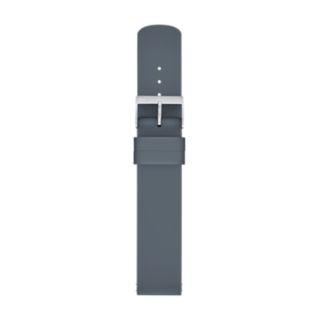 20mm Standard Interchangeable Silicone Watch Strap, Gray