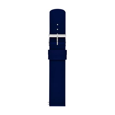 20mm Standard Silicone Watch Strap Navy Blue SKB6035 Skagen