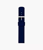20mm Standard Silicone Watch Strap, Navy Blue