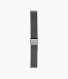20mm Standard Steel Mesh Watch Strap, Gray