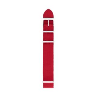 20mm Standard NATO Nylon Watch Strap, Red