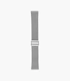 22mm Standard Steel Mesh Watch Strap, Silver-Tone