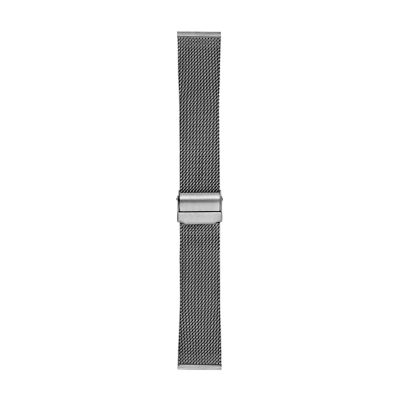 22mm Standard Interchangeable Steel Mesh Strap Charcoal SKB6061