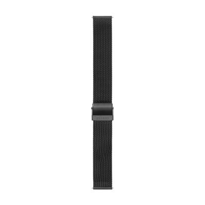 18mm Standard Steel Mesh Watch Strap, Black SKB6075 - Skagen