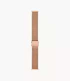 18mm Standard Steel Mesh Watch Strap, Rose-Tone