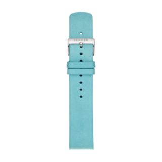 20mm Standard Leather Watch Strap, Blue