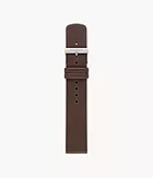 20mm Standard Leather Watch Strap, Espresso