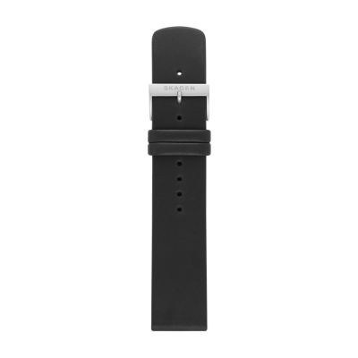 Skagen grey outlet leather watch strap