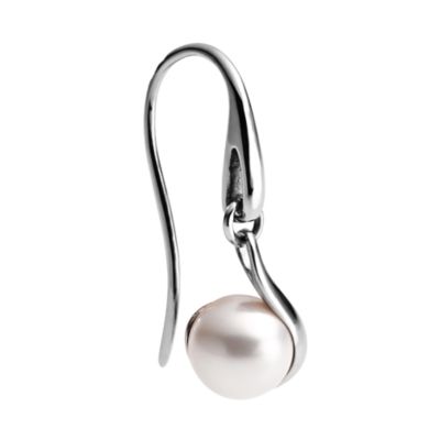 Agnethe Silver Pearl Drop Earrings SKJ0090040 - Skagen