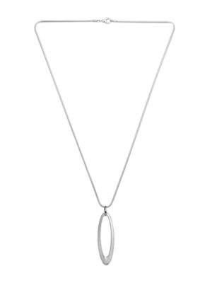 UPC 768680206838 product image for Skagen Ditte Snake Chain Necklace With Silver-Tone Pendant Skj0398040 | upcitemdb.com