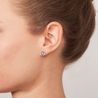 Skagen elin crystal circle earrings new arrivals