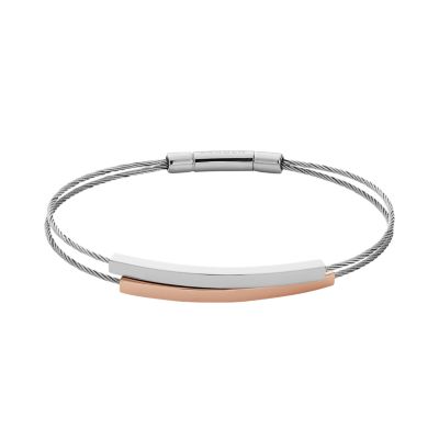 Steel hot sale cable bracelet