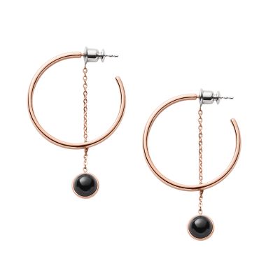 Skagen x Basquiat White Pearl and Iconic Crown Pull-Through Earrings  SKJ1756710 - Skagen