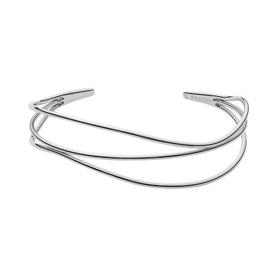 Skagen Women’s Kariana Silver-Tone Wire Bracelet