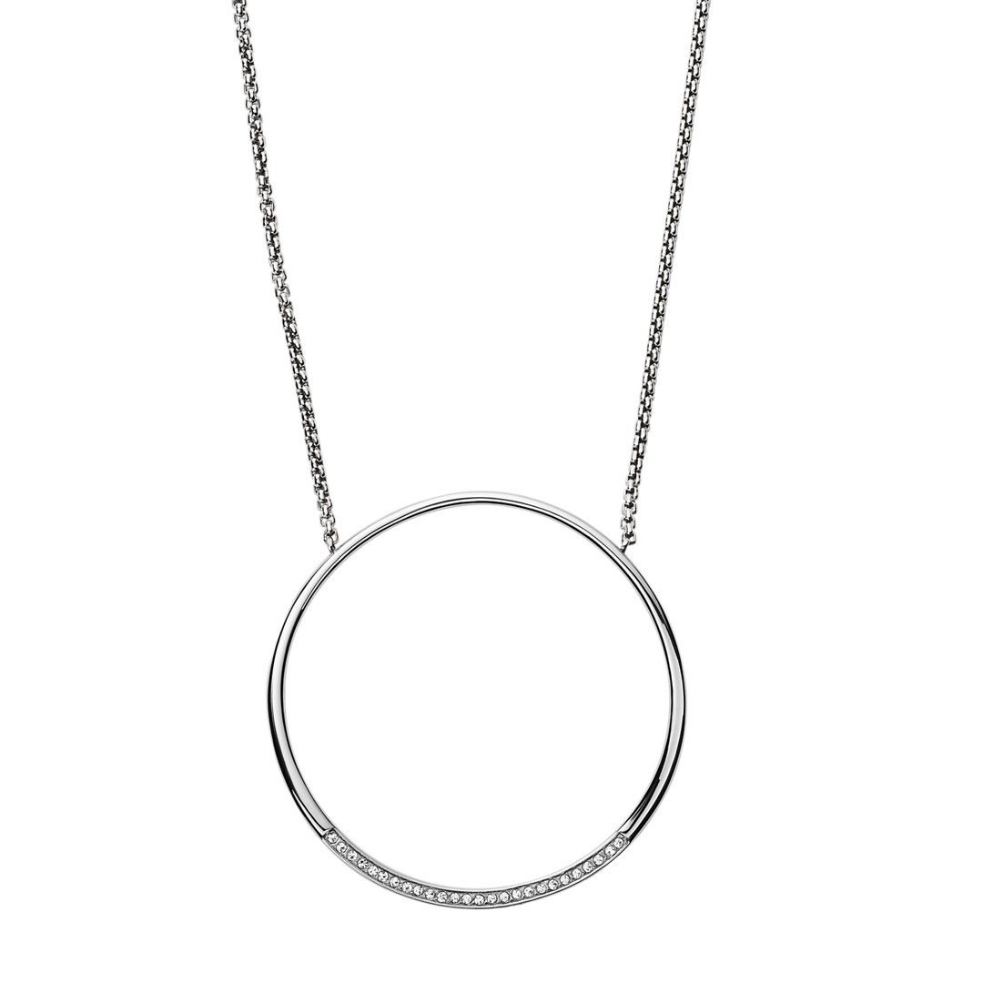 Kariana Silver-Tone Crystal Circle Necklace - SKJ1142040 Kariana Silver-Tone Crystal Circle Necklace - SKJ1142040