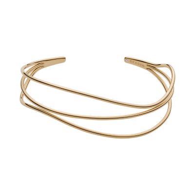 Real Gold Plated Simple Pully Bracelet