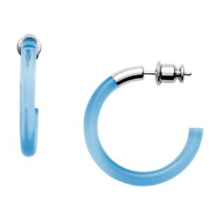 Blakely Transparent Blue Lucite Earrings