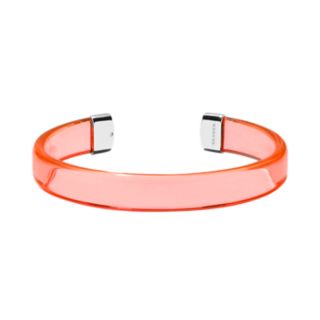 Blakely Transparent Orange Lucite Bracelet