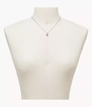 Elin Silver-Tone Stainless Steel Necklace