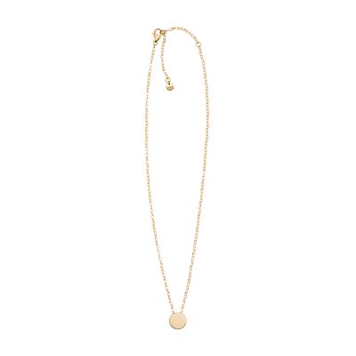 Elin ゴールドトーンステンレススチール ネックレス Skj Skagen