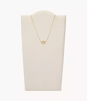 Elin Gold-Tone Stainless Steel Pendant Necklace