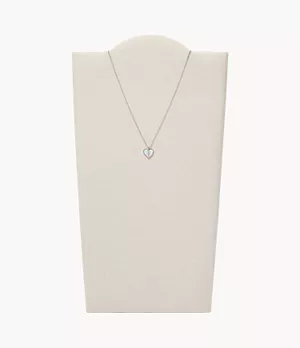 Katrine Silver-Tone Mother-of-Pearl Pendant Necklace