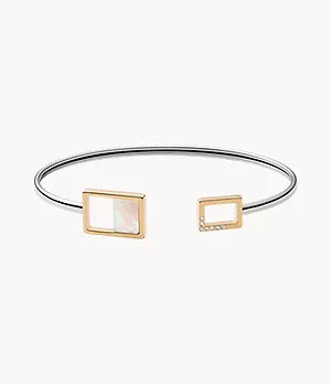 Agnethe Two-Tone Mother-of-Pearl Bangle