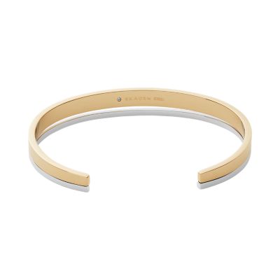 Two tone cuff deals bracelet