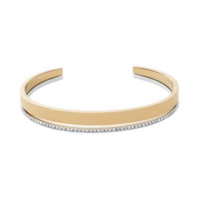 Two tone cuff deals bracelet