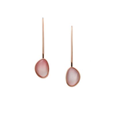 Agnethe Silver Pearl Drop Earrings SKJ0090040 - Skagen