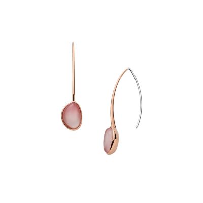 Agnethe Silver Pearl Drop Earrings SKJ0090040 - Skagen