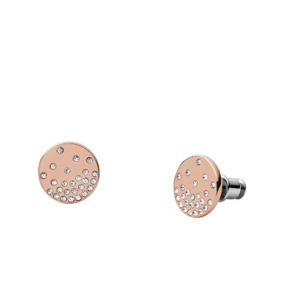 Skagen rose gold on sale earrings