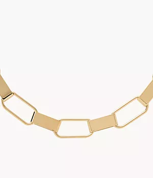 Elin Gold-Tone Stainless Steel Chain Necklace