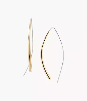 Kariana Gold-Tone Stainless Steel Hoop Earrings