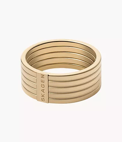 Elin Gold-Tone Stainless Steel Ring SKJ1542710002 - Skagen