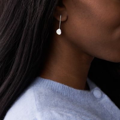 mother of pearl drop earrings