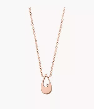 Kariana Rose Gold-Tone Stainless Steel Pendant Necklace