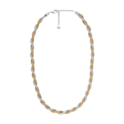 Merete Two-Tone Stainless Steel Chain Necklace SKJ1572998 - Skagen
