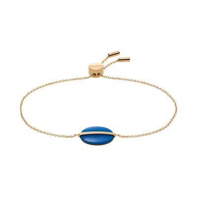 Sofie Sea Glass Blue Glass Chain Bracelet SKJ1576710 - Skagen