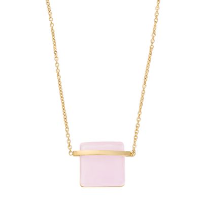 Skagen rose cheap gold necklace