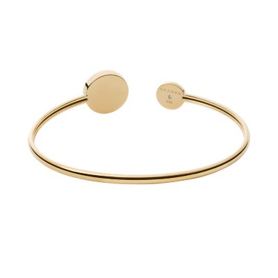 Agnethe Mother-of-Pearl Gold-Tone Cuff Bracelet SKJ1585710 - Skagen