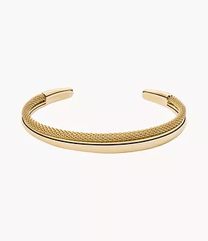 Merete Gold-Tone Stainless Steel Cuff Bracelet