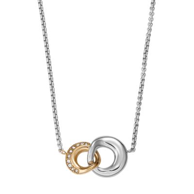 Kariana Two-Tone Stainless Steel Pendant Necklace SKJ1613998 - Skagen