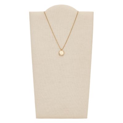Katrine Gold-Tone Stainless Steel Pendant Necklace