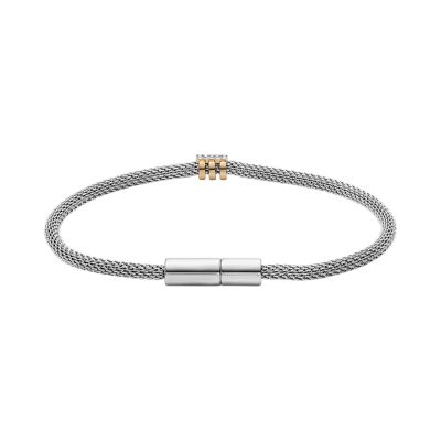 Men's Two Tone Stainless Steel Bracelet BRA-STE-0092