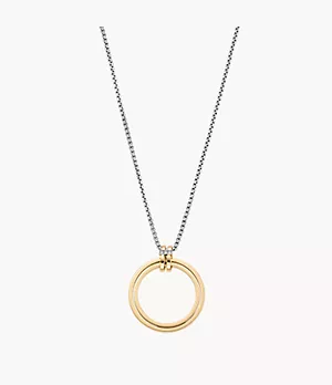 Kariana Two-Tone Stainless Steel Pendant Necklace
