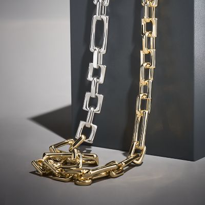 Skagen X Baum Und Pferdgarten Two-Tone Brass Chain Necklace