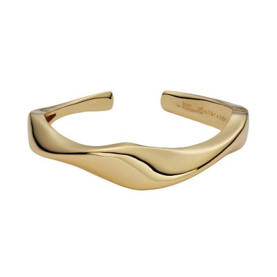 Skagen X Baum Und Pferdgarten Gold Brass Cuff Bracelet SKJ1699710 